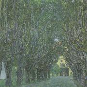 Gustav Klimt Avenue in Schloss Kammer Park (mk20) oil painting artist